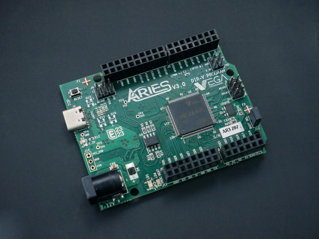 C-DAC ARIES v3.0 Physical Board Topography